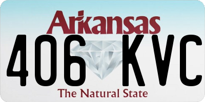 AR license plate 406KVC