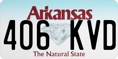AR license plate 406KVD
