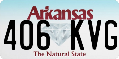 AR license plate 406KVG
