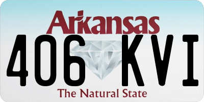 AR license plate 406KVI