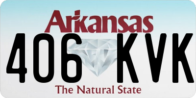AR license plate 406KVK