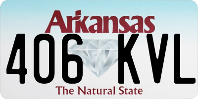 AR license plate 406KVL