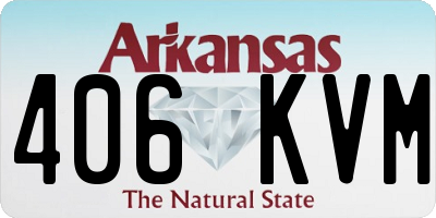 AR license plate 406KVM