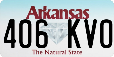 AR license plate 406KVO