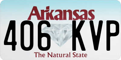 AR license plate 406KVP