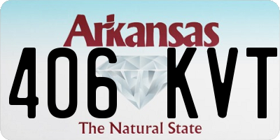 AR license plate 406KVT