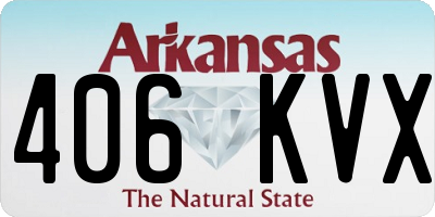 AR license plate 406KVX