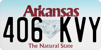AR license plate 406KVY