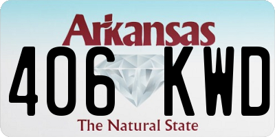 AR license plate 406KWD