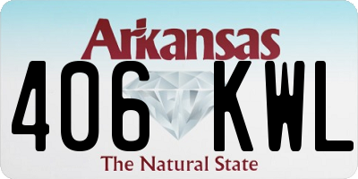 AR license plate 406KWL