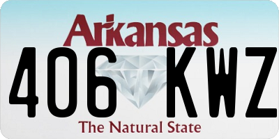 AR license plate 406KWZ