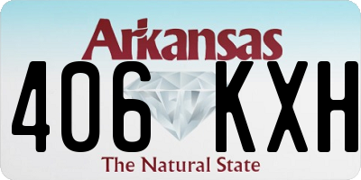 AR license plate 406KXH