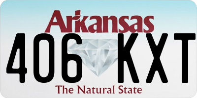 AR license plate 406KXT