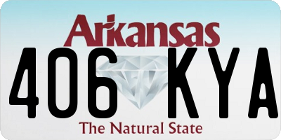 AR license plate 406KYA