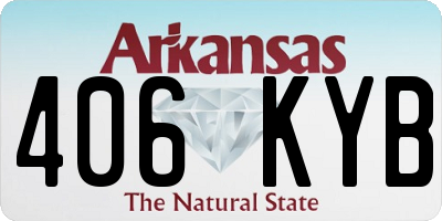 AR license plate 406KYB