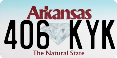 AR license plate 406KYK