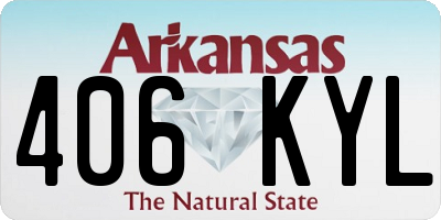AR license plate 406KYL