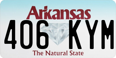 AR license plate 406KYM