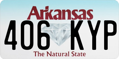 AR license plate 406KYP