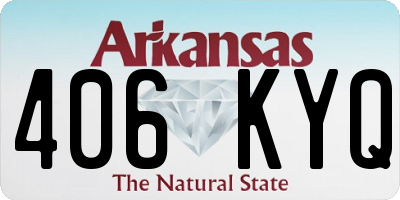 AR license plate 406KYQ