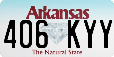 AR license plate 406KYY