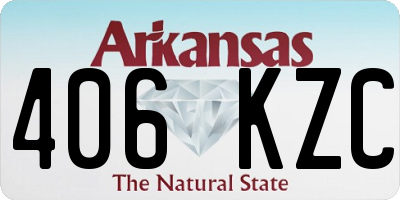 AR license plate 406KZC