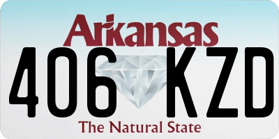 AR license plate 406KZD