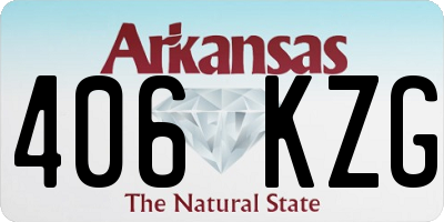 AR license plate 406KZG
