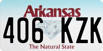 AR license plate 406KZK