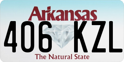 AR license plate 406KZL