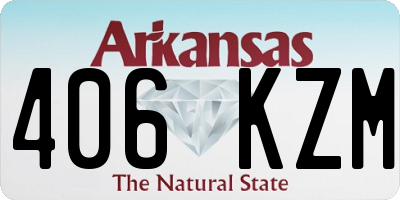 AR license plate 406KZM