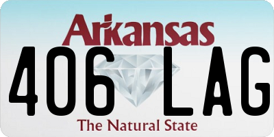 AR license plate 406LAG