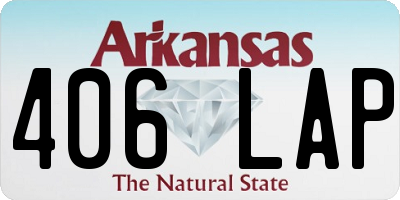 AR license plate 406LAP
