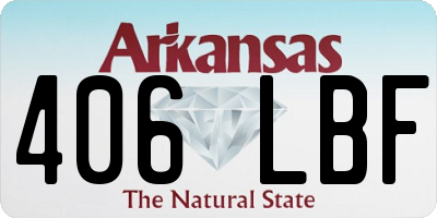 AR license plate 406LBF