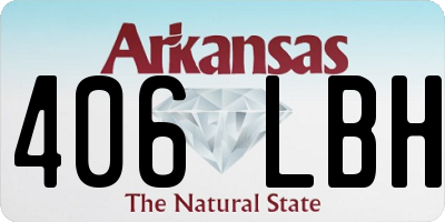 AR license plate 406LBH