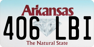 AR license plate 406LBI