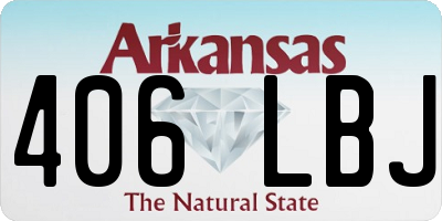 AR license plate 406LBJ