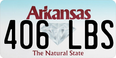 AR license plate 406LBS