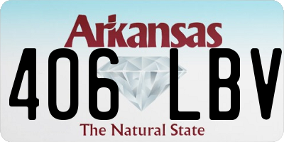 AR license plate 406LBV