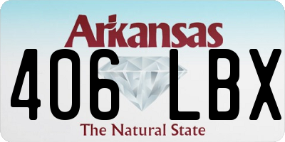 AR license plate 406LBX