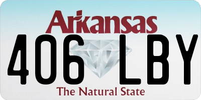 AR license plate 406LBY