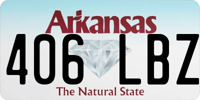 AR license plate 406LBZ