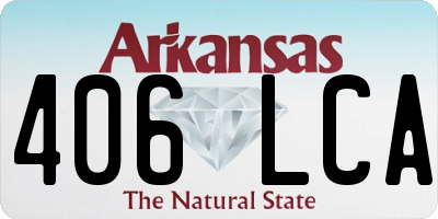 AR license plate 406LCA