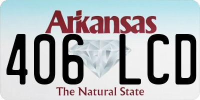 AR license plate 406LCD
