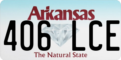 AR license plate 406LCE
