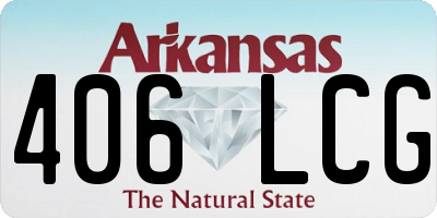 AR license plate 406LCG