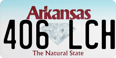 AR license plate 406LCH