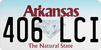 AR license plate 406LCI