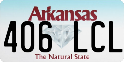 AR license plate 406LCL