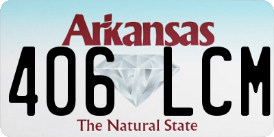 AR license plate 406LCM